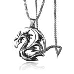 color: Double-sided Dragon + Stainless Steel Chain