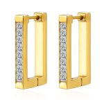 color: Rectangle Set with Stone Ear Cuff Gold MS-708