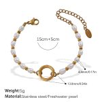 color: SL176WEG Freshwater Pearl Bracelet
