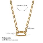 color: XL682G Gold Necklace