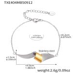 color: TXE404-Mixed Color Geometric Bracelet 16+5cm