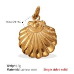 color: PJ300G Solid Gold Pendant