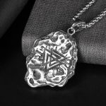 color: Meteorite + Stainless Steel Chain