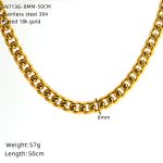 color: SN713G-8MM-50CM (Gold)