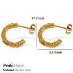 color: EH849G Gold Earrings