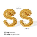 color: EH860GS Gold Earrings