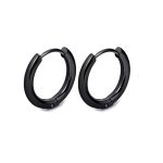 color: 2.5*12MM Round Wire Round Ear Cuff Black 1 PC