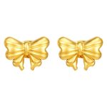 color: Bow Earrings Gold