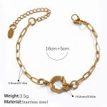 color: SL340G Gold Bracelet