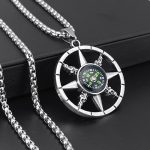 color: Compass + Stainless Steel Chain