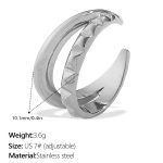 color: JZ157S7 Silver Ring