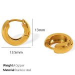 color: EH245 Gold Earrings