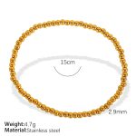 color: SL60G3 Gold Bracelet