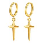 color: MS-587 Gold Cross Ear Cuff