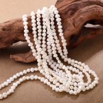 Retro Irregular Natural Freshwater Pearl Necklace Stainless Steel 18K Gold Plating Gentle Elegant Women