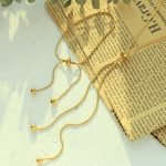 Women's Snake Bone Chain Stainless Steel 18K Gold Plating-Drawer Pull Buckle Necklace Trendy Bracelet Jewelry Suit Personality Stylish Accessories