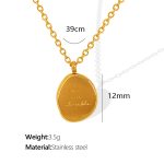 color: XL110 Gold Necklace