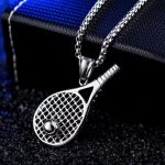 color: Tennis Racket + Stainless Steel Chain