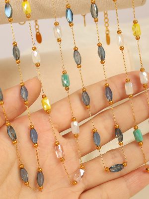 DIY Gold Handmade Chain Jewelry Accessories Bracelet Clothing Necklace Versatile Design Jewelry for Women