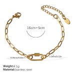 color: SL281G Gold Bracelet
