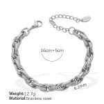 color: SL133S Silver Bracelet
