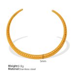 color: SZ67 Hollow Gold Bangle