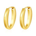 color: Flat Round Ear Cuff Gold MS-593