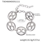 color: TXE466-Steel Color Bracelet 15+6cm