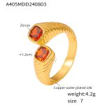 color: A405-Gold Ring / size: US 7