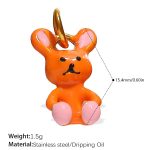 color: PJ641OEG Orange Enamel Pendant