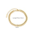 color: Bracelet B-Size 002 Gold