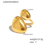 color: A282-Gold Ring / size: US 7