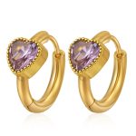 color: MS-760 Gold Pink Purple Rhinestone