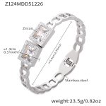 color: Z124-Steel Color Bangle