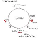 color: TXS471-Steel Color Anklet