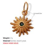 color: PJ277GNG Green Stone Gold Pendant