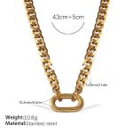 color: XL712G Gold Necklace