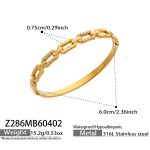 color: Z286-Gold Bangle