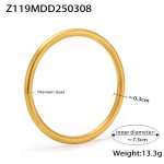 color: Z119-Gold Bangle XXL Size