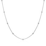color: Single Bead-clip Chain Steel Color