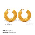 color: EH1324G Gold Earrings