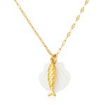 color: Fish Plus Shell Necklace -1