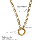 color: XL630G Gold Necklace