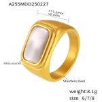 color: A255-Gold Ring / size: US 6