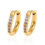 color: MS-860 Purple Zircon 2.5*8MM 1 Pair