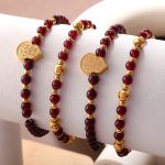Bracelet Wine Red Beads String Guofuyun Calabash Pendent White Everyday Joker Light Luxury Bracelet