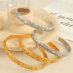 Stainless Steel Gold-Plated Bracelet Diamond-Studded Design Advanced Bracelet Gentle and Simple