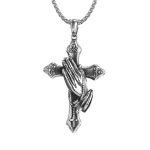 color: Cross + Stainless Steel Chain