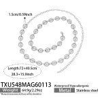 color: TXU548-Steel Color Waist Chain 72+40cm