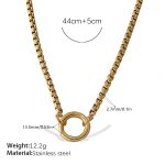 color: XL655G Gold Necklace